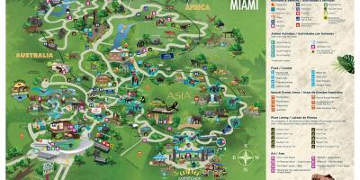 Зоопарк Майами карте