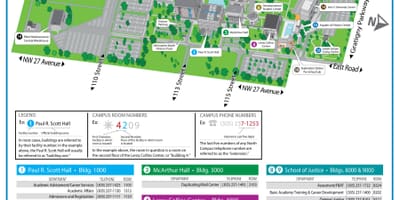 Майами Дейд колледж Северо-Campus карту